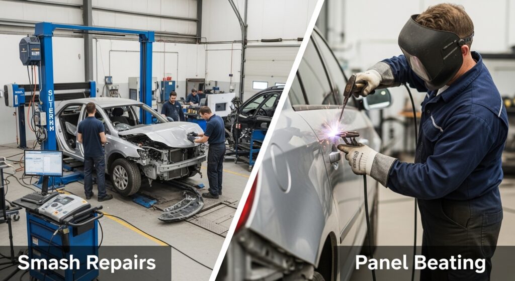 smash repais vs panel beating